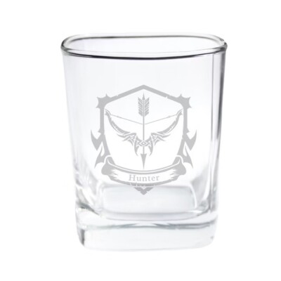 Lasergravur Jäger Rollenspiel Gamer's Mixer Glas