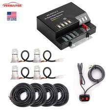 Hide-A-way 80-120W 4-8 HID Bulbs Hazard Emergency Strobe Warning Light Headlight