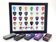 PLECTRUM SPECTRUM 8" x 10" Guitar Pick Display - 30 CLEAR - FRAME INCLUDED