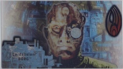 Star Trek First Contact Movie Borg Cardassian B6 1996 Acetate Skybox Techno-Cel
