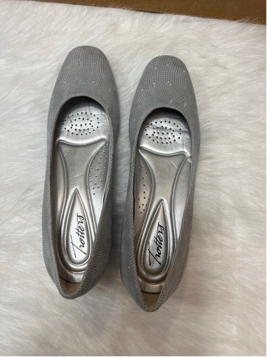 Trotters Lauren Light Grey Wedge Casual Shoes Women’s Size 8.5 M - Picture 3 of 7