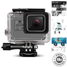 148FT/45M Waterproof Housing for Go Pro Hero 2018/7/6/5 Black,Protective Unde...