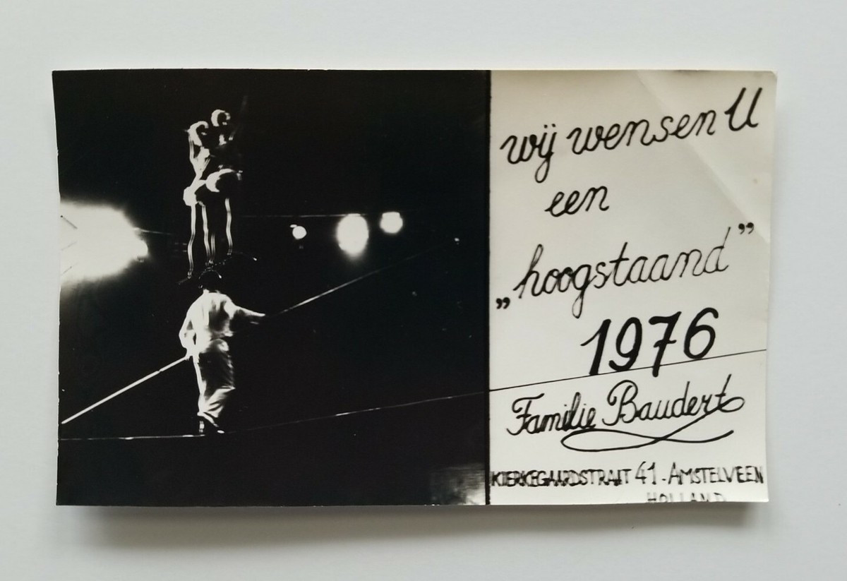 1976 Holland Circus Highware Performers (Baudert Family) Photo Holiday Card  | eBay