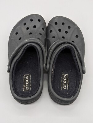crocs 16244 Black Lined Clogs Men\'s Size 10 Women\'s 12 Dual Comfort Classic crocs 16244 Black Lined Clogs Men main image 4