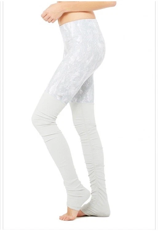 alo-yoga ribbed high rise goddess leggings