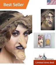 Flesh Witch Nose and Chin Latex Prosthetic Set for Bewitching Halloween Looks