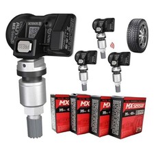 TPMS Sensors Set of 4, Programmable Mx Sensor for Tire Pressure,315MHz 