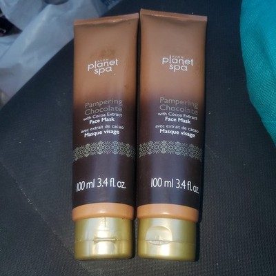 2 Avon Planet Spa Pampering Choclate Face Masks..New and sealed.