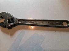Vintage 12" Cresent Tool Co. Crestolgy Adjustable Wrench Made In New York