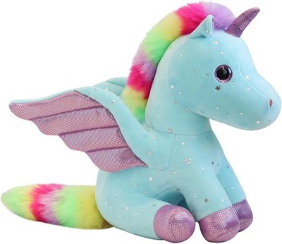 Einhorn Kuscheltier Pegasus 23cm - Weiches Plüschtier für Träume & Dekorationen