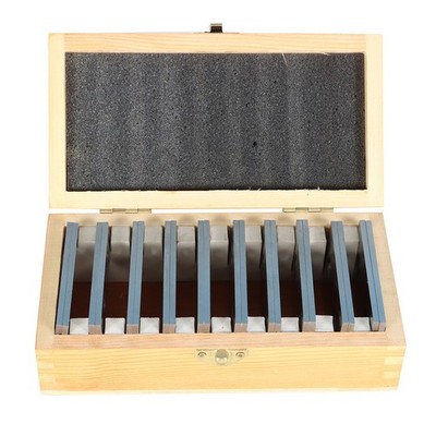10 Pair 1/8 x 3'' Precision Parallel Set Hardened Steel In Case Steel New