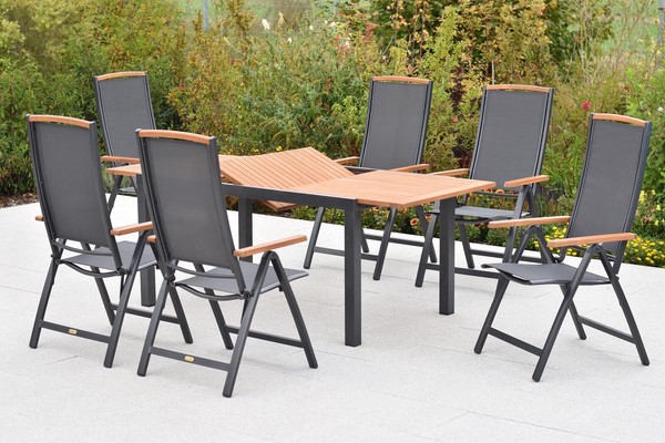 MX GartenmöBel Set 7Tlg. Siena TerrassenmöBel Gartengarnitur Esstischgarnitur-image