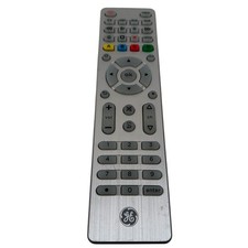 GE Universal Remote Control Silver 48844 CL5 7252 TV DVD CBL AUD Multi-Device