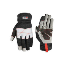 Wells Lamont FX3 Cool Synthetic Leather Work Gloves Black Men's Medium New
