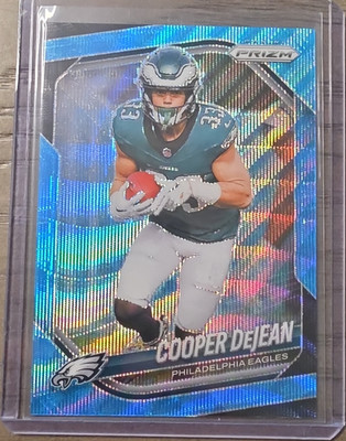 Panini 2025 Prizm Cooper DeJean #170 Philadelphia Eagles Blue Wave Prizm /230