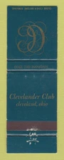 Matchbook Cover - Clevelander Club Cleveland OH WEAR