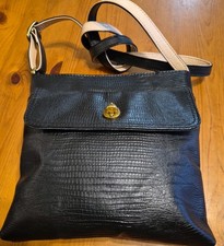 Tula Black Leather Crossbody Bag