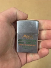 Vintage Mesco Midwestern Electric Supply Company Inc Zippo Light 1959