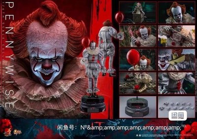 Hot Toys  1/6 MMS555 IT Chapter Two Pennywise Bill Skarsgård  Action Figure