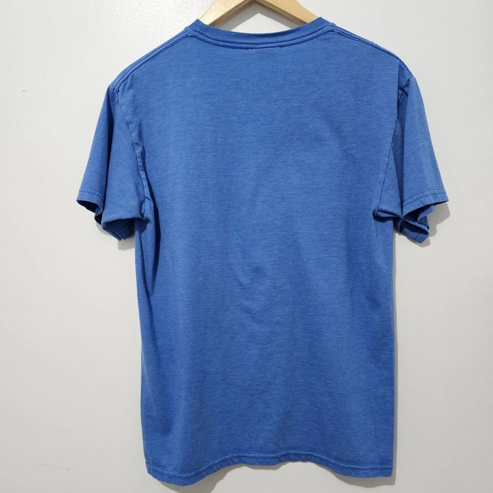 Volcom Stone -  T-Shirt Short Sleeve Chest Logo - Size M - Blue - Cotton Blend - Image 2 of 4
