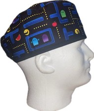 PAC-Man Game Scrub Hat Chemo Cap