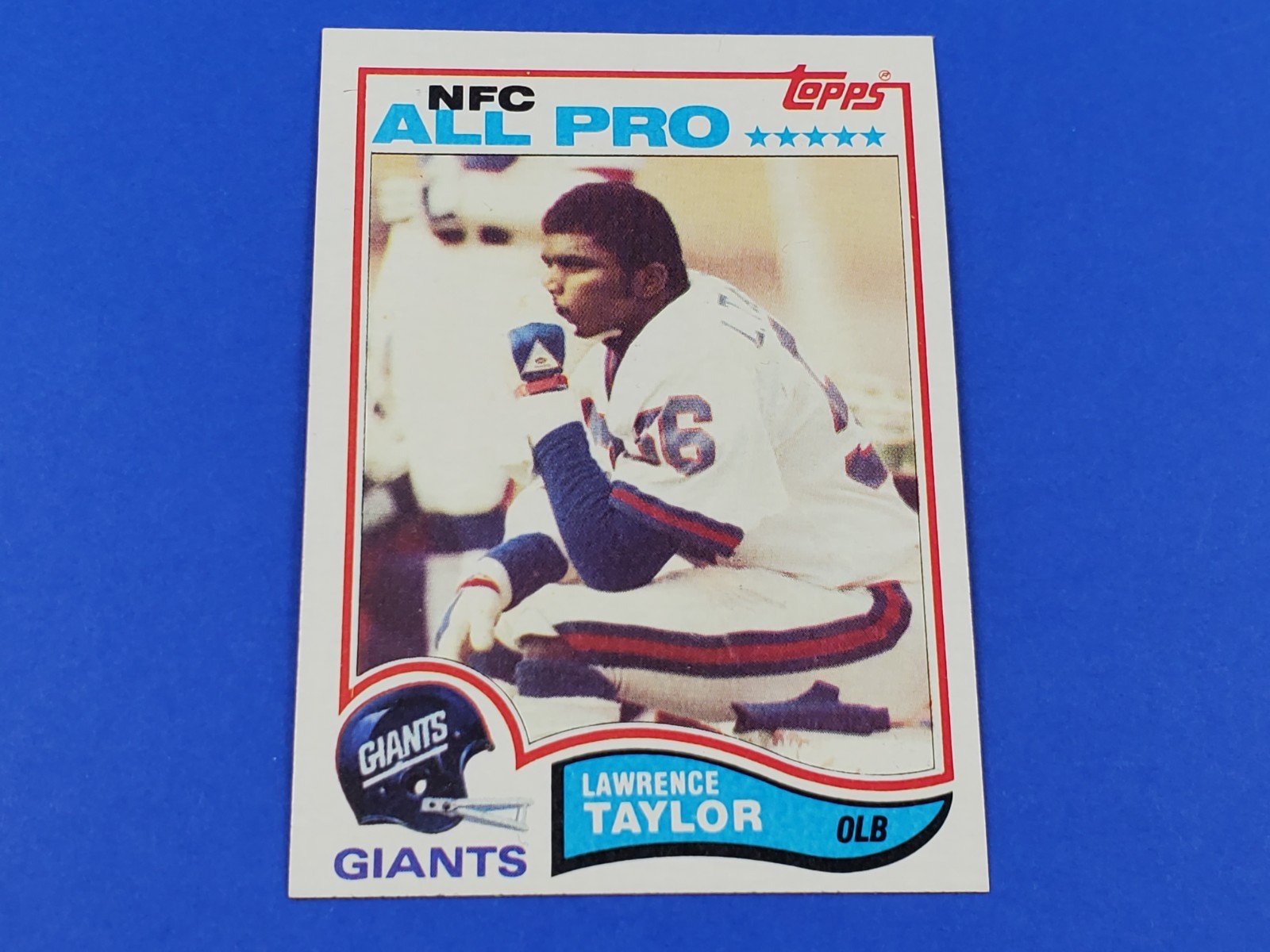 1982 TOPPS FOOTBALL #434 LAWRENCE TAYLOR ROOKIE RC HIGH GRADE NEAR MINT NRMT