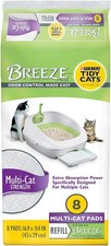 Cat Litter Breeze Pads Refill Pack 8 ct Multi Cat Litter Pads Silica Gel Insert