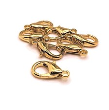 8x16mm KC Gold Lobster Claw Clasps - US Seller