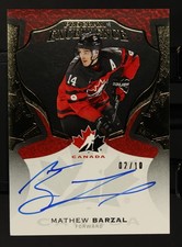2016-17 Upper Deck The Cup Program of Excellence Auto #POE-MB MATTHEW BARZAL /10