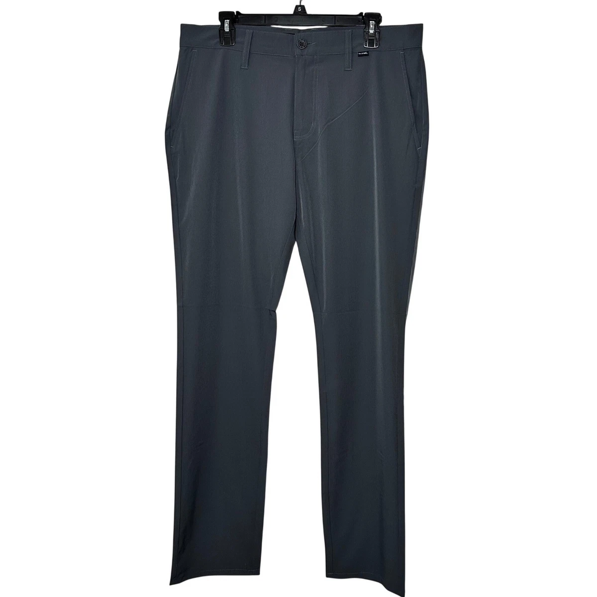 Pantaloni Travis Mathew Majestic X Da Uomo – Grigio Chiaro, Taglia 34/32, Nuovi Con Etichetta