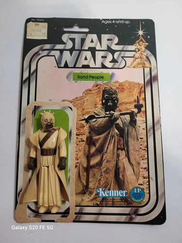 Star Wars 1977 "SAND PEOPLE" Tusken Raider 100% complete w/ 12 Back Card Vintage