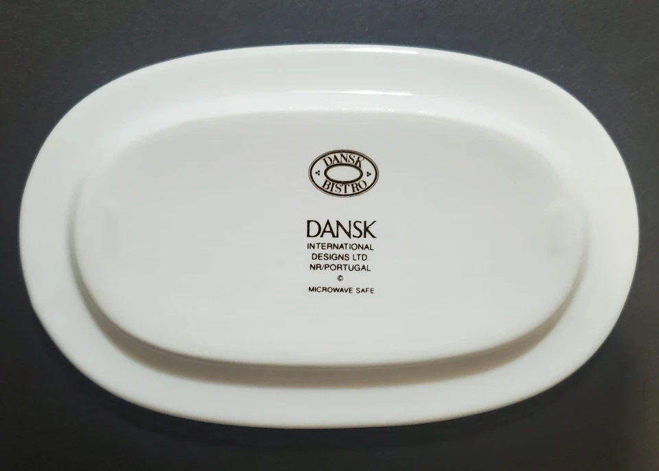 DANSK BISTRO CHRISTIANSHAVN PLATO DE MANTEQUILLA CUBIERTO AZUL, Portugal Foto 4 de 4