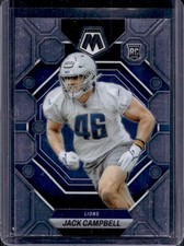 2023 Panini Mosaic Jack Campbell RC Rookie #323 Lions