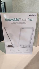 Verilux HappyLight Touch Plus LED Light Therapy Lamp VT42WW3- NEW IN BOX