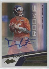 2010 Absolute Memorabilia Rookie Spectrum Gold Signatures Dan LeFevour Auto 0o9