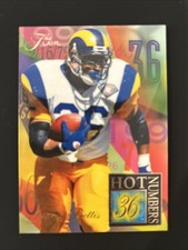 JEROME BETTIS 1994 Flair Football Hot Numbers #2 ST. LOUIS RAMS