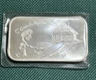 One Troy Ounce Fine Silver Bar 999 Bullion Coin A Rama City 10 Years Ann. 1973