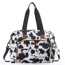 Large Travel Diaper Bag Tote with Pacifier Case for Moms and Dads