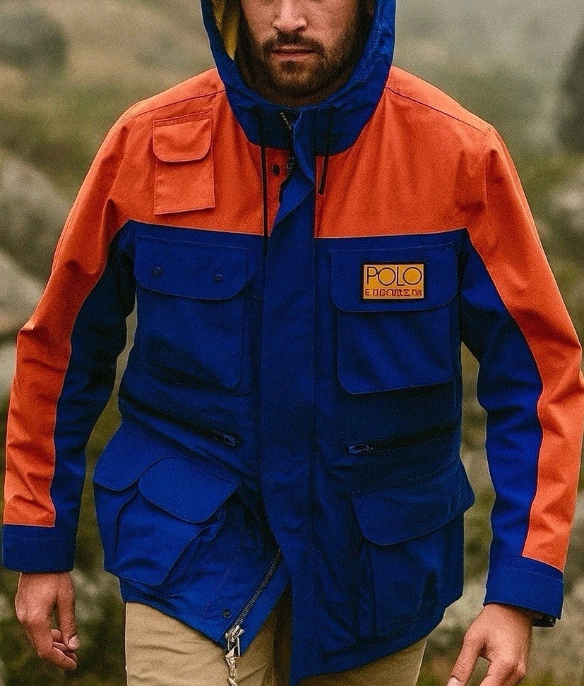 Polo Ralph Lauren Hi Tech Color Block Waterproof Men's Jacket Size