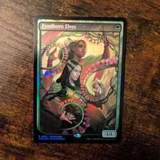 Wizards of the Coast MTG Fyndhorn Elves P0001 Commander Promo Foil Full Art
