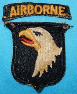 WW2 ERA US ARMY 101st AIRBORNE DIVISION PATCH (AIR ASSAULT) USA MILITARY BADGE