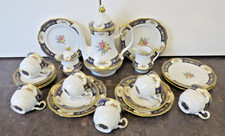 26282/ Winterling Röslau Marie Louise Kobaltblau Kaffeeservice 6 Pers. 21-teilig