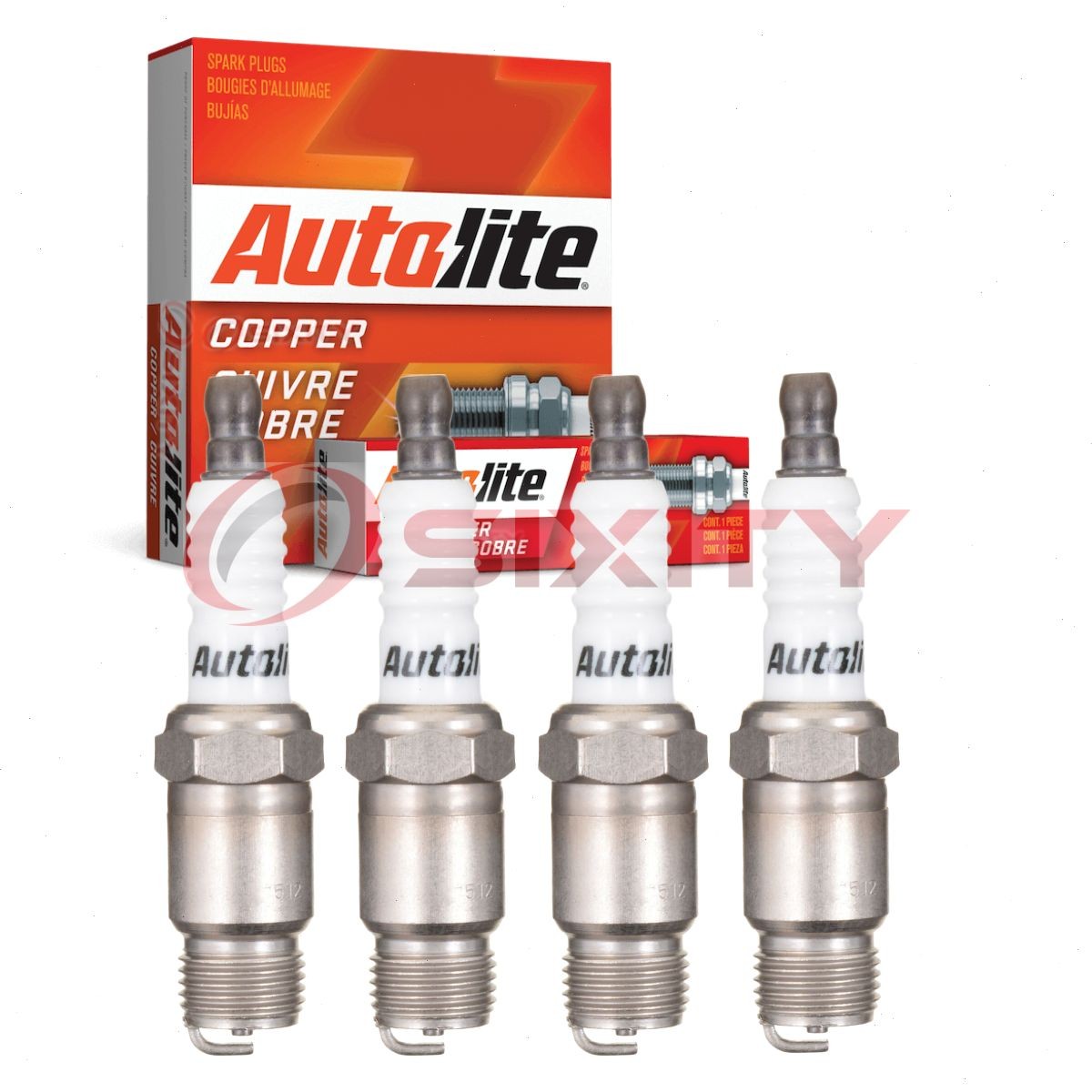 4 pc Autolite Copper Core 144 Spark Plugs for W9AO CR42T AF3 708 7052 5038 ag
