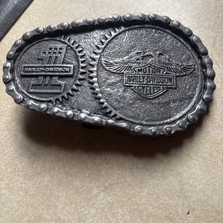 vintage harley davidson belt buckle