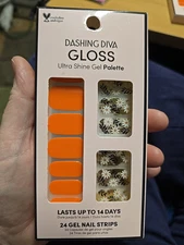 Dashing Diva Gloss Ultra Shine Gel Palette 24 Gel Nail Strips MGS69 Daybreak New