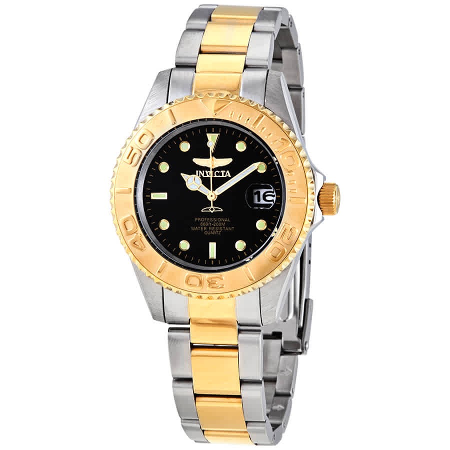 Invicta 29941 Pro Diver Men's Watch 38mm Black Dial Chronograph Quartz SS