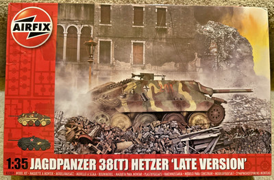1/35 Airfix JagdPanzer 38(t) Hetzer Late Version  Model Tank Kit A1353