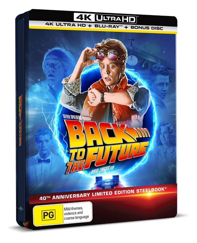 BRAND NEW Back To The Future - STEELBOOK (4K UHD Blu-Ray, 1985) Movie - image 3 of 3