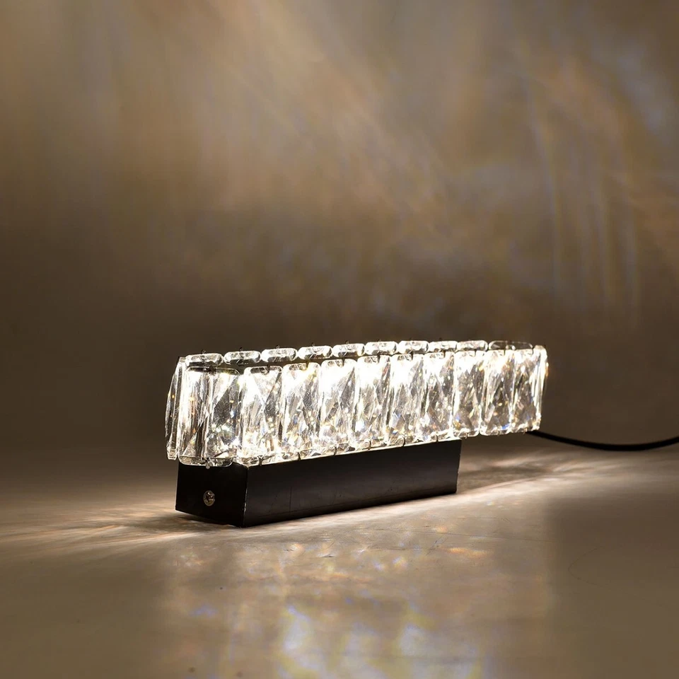 Applique da Parete LED 5W Lineare Effetto Cristallo Tecnologia CCT Interno IP20 - Immagine 4 di 4