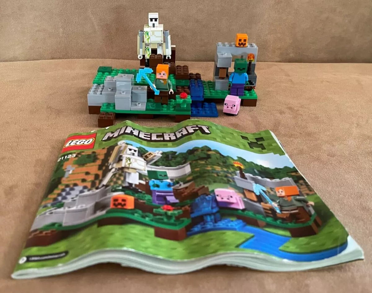Lego minecraft golem de hierro instructions new arrivals